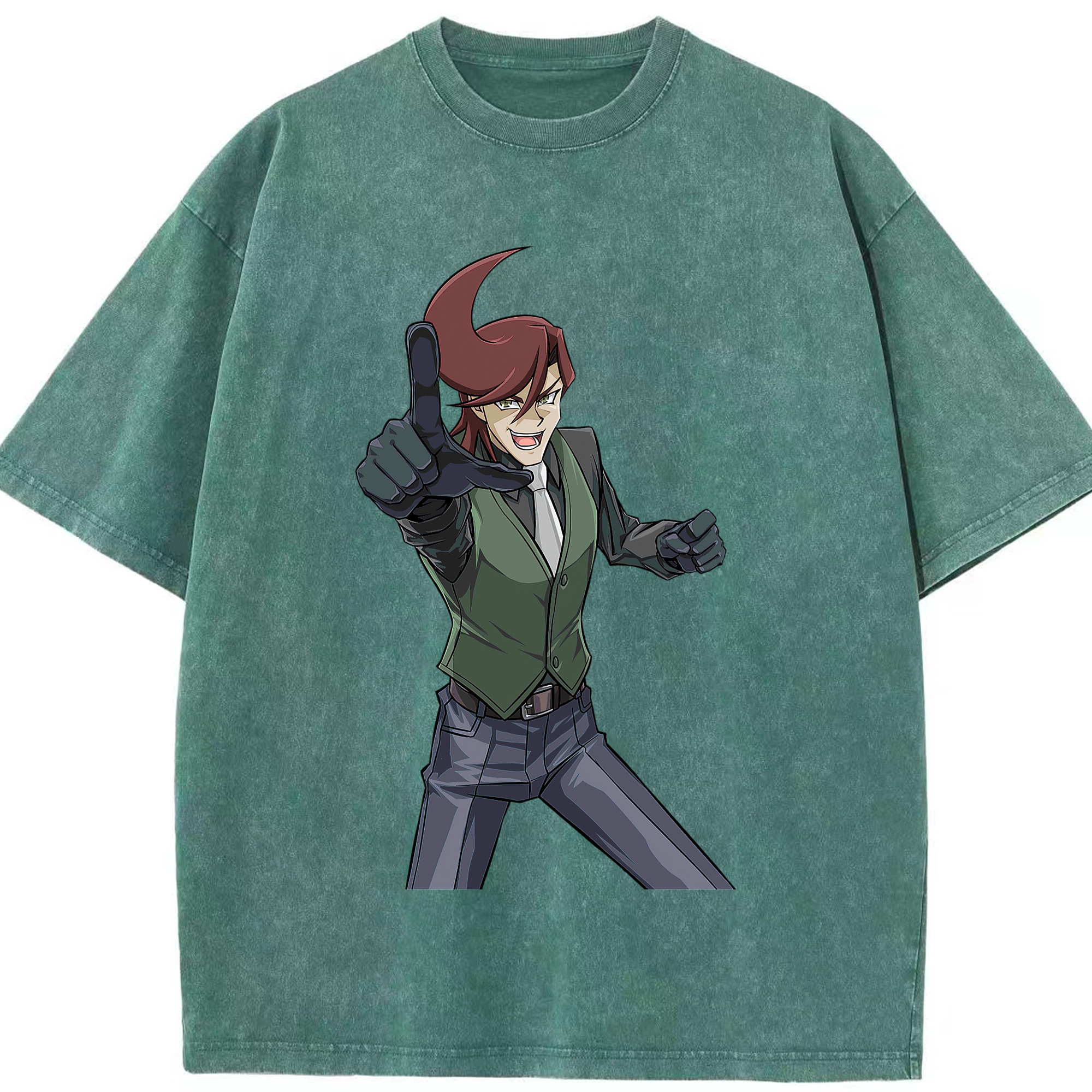 （画像用） 遊☆戯☆王 Yu-Gi-Oh! 綿100% ヴィンテージ風 半袖Tシャツ（フロントプリント）